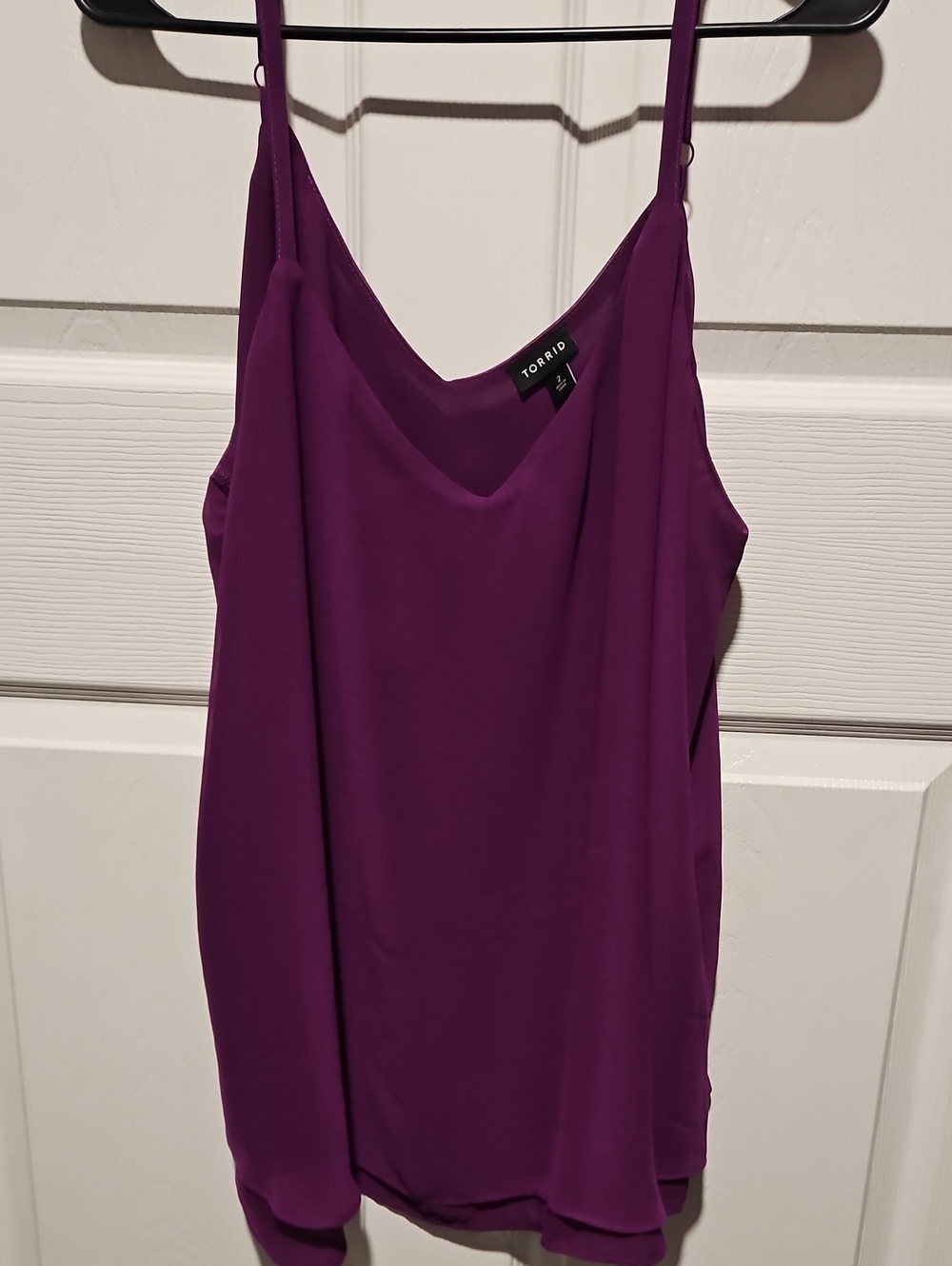 torrid Deep Purple V-Neck Spaghetti Strap Cami